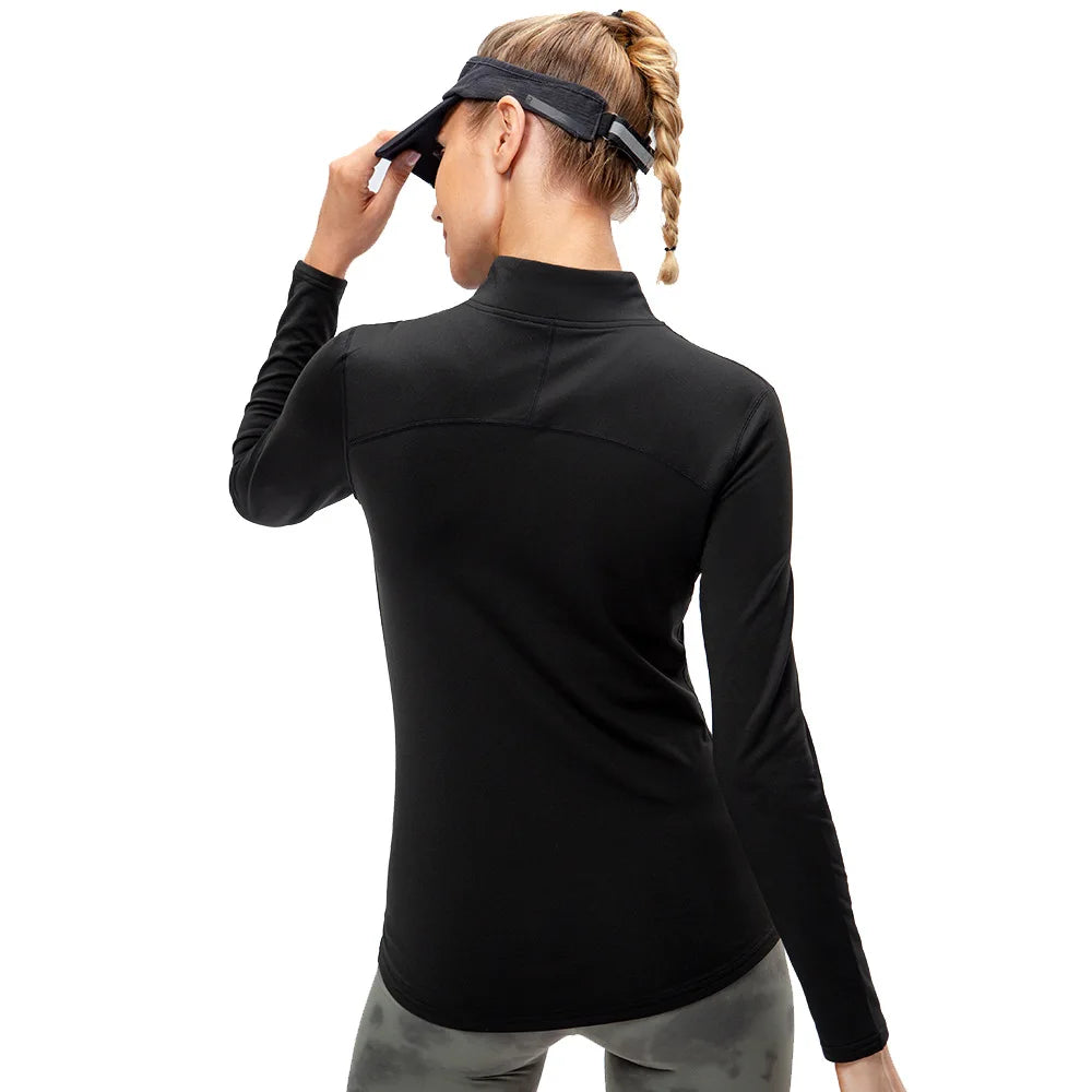 Autumn And Winter Women's Warm Clothing Yoga Self-Cultivation Two-Piece Suit Plus Velvet Sportswear Sports Fitness Sportswear