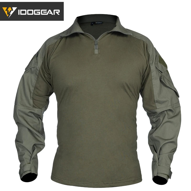 IDOGEAR Tactical G3 Combat Suit  Shirt & Pants Knee Pads Update Ver Camo Combat Uniform 3004