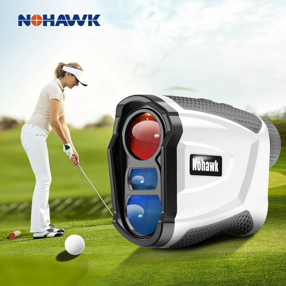 NOHAWK Multifunctional Laser Rangefinder 600/1000 Yards Golf Range Finder for Hunting Golf Engineering Surveys Construction