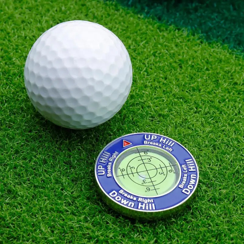 Golf Green Reader Ball Marker Level Slope Putting Alignment Aid Compact Portable Training Tool For Golf Course Practice Game