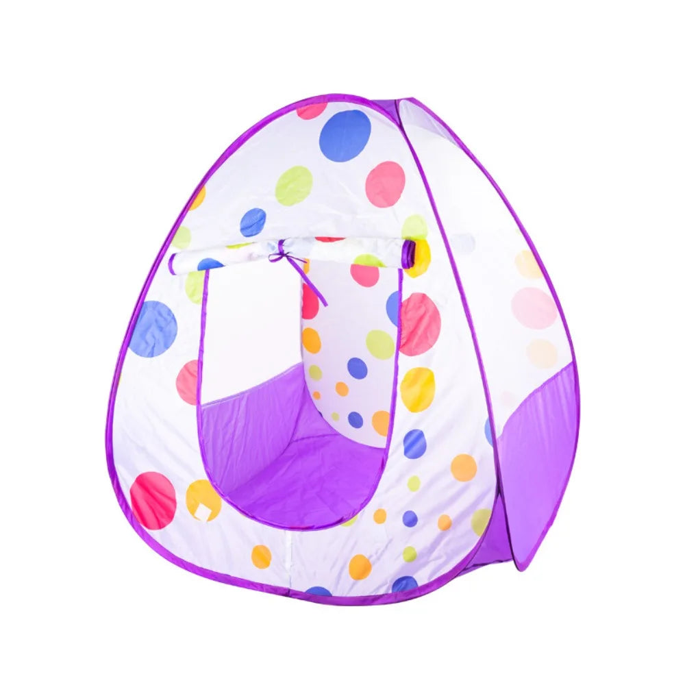Princess Houses Children's Play House Tent Houses Washable Red Polka-dot Tent Red Creative Foldable Tents