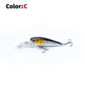 New 1pc 4cm 3.2g Pesca Hard Fishing Lure Floating Minnow Wobbler Peche Artificial Crank Bait Bass Perch Pike Salmon Trout
