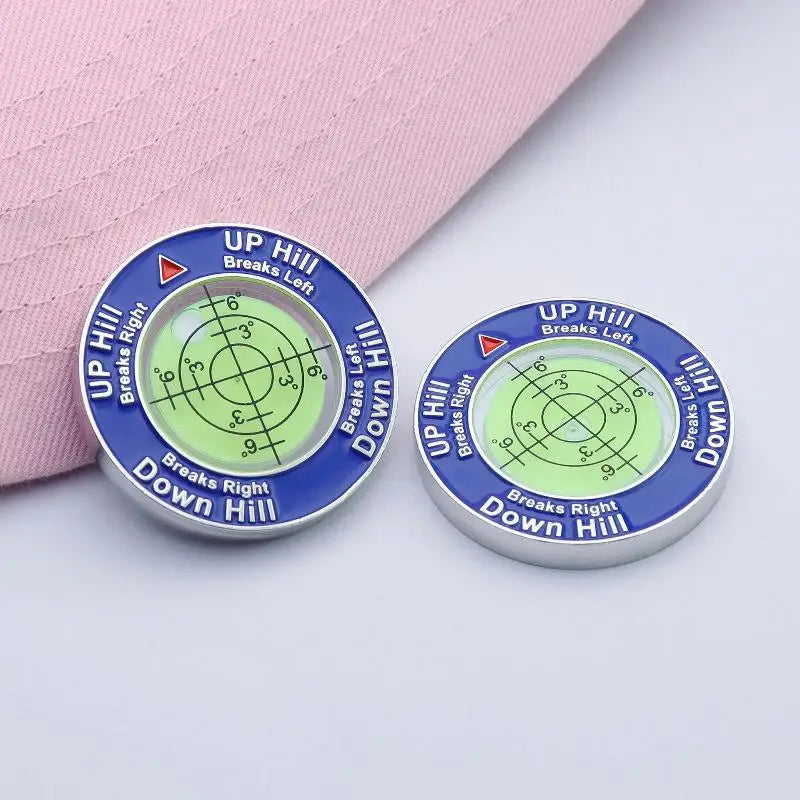 Golf Green Reader Ball Marker Level Slope Putting Alignment Aid Compact Portable Training Tool For Golf Course Practice Game