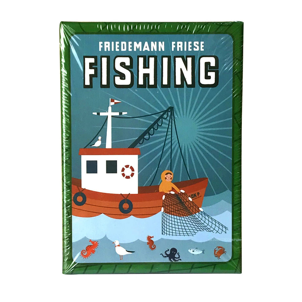New Board Game Fishing 3-5 Players 40-60min Family/Party Funny Table Game Friends Entertainment Cards Game
