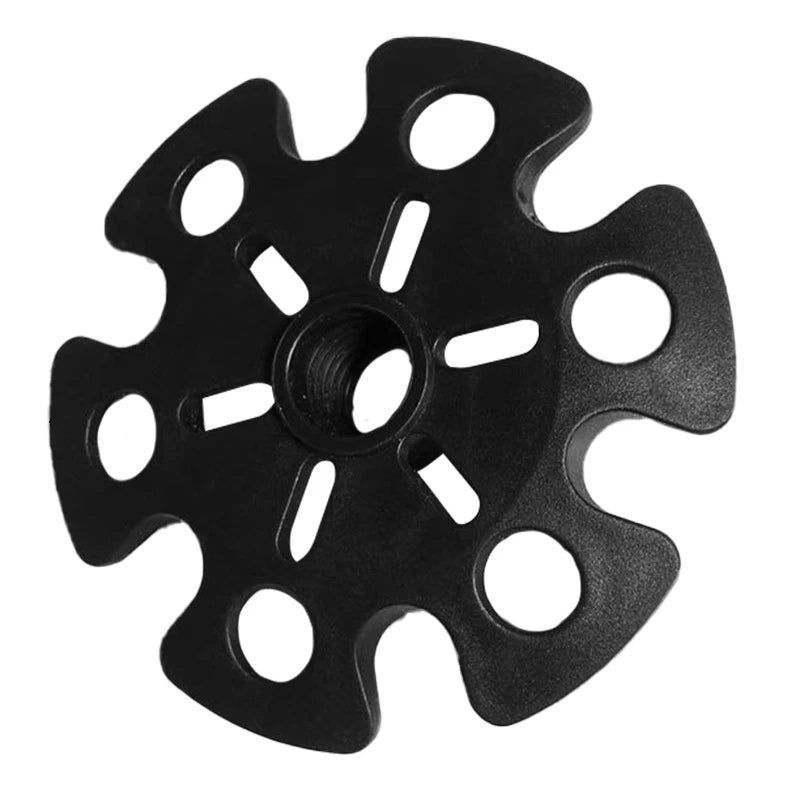 Snowflake Trekking Outdoor Camp Hike Pole Accessory Basket Mud Sand Snow Ski Replace Alpenstock Outdoor Hiking Pole Accessories