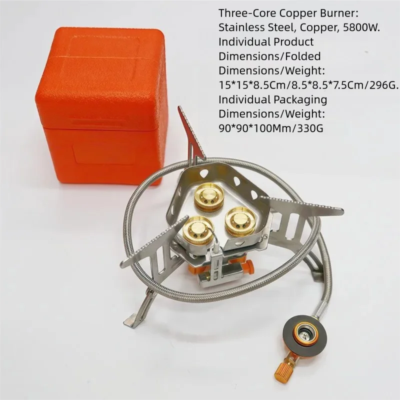 Camp Stove Portable Wind-Resistance For Outdoor Camping Cooking
