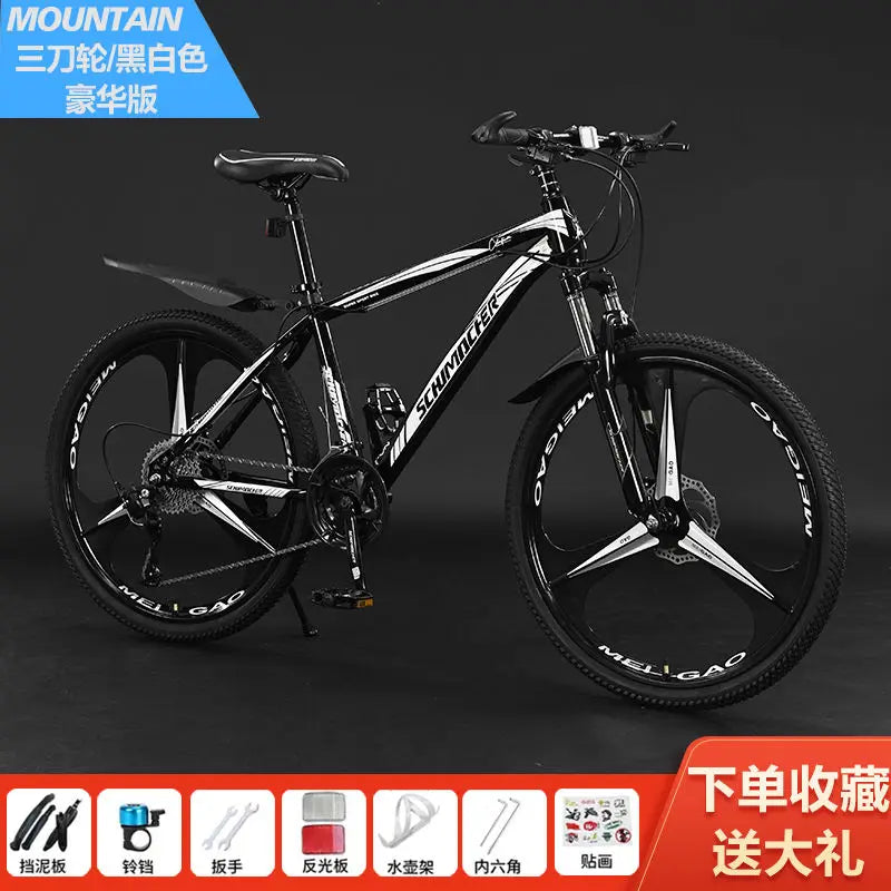 Mountain bike adult male the bestnew female student off-road shock-absorbing pretty lightweight variable speed road racing car