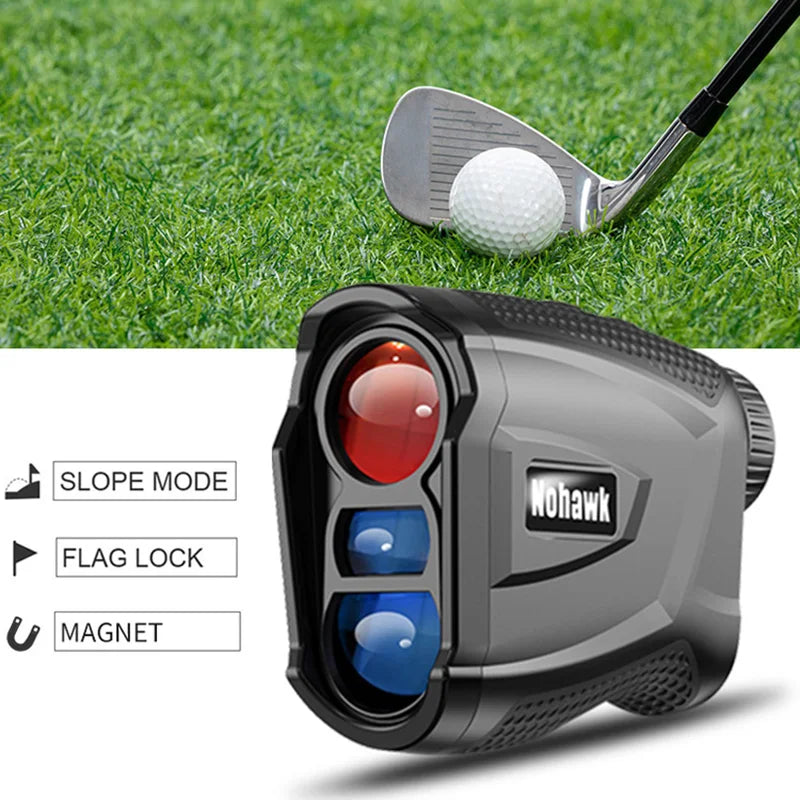 NOHAWK Multifunctional Laser Rangefinder 600/1000 Yards Golf Range Finder for Hunting Golf Engineering Surveys Construction