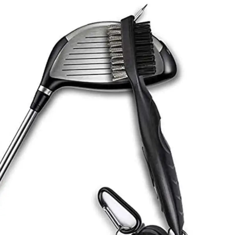 Golf Club Complete Cleaner Kit Dual Sided Groove Brush Quick Dry Towel Portable Golf Accessory for Amateur Professional Golfers