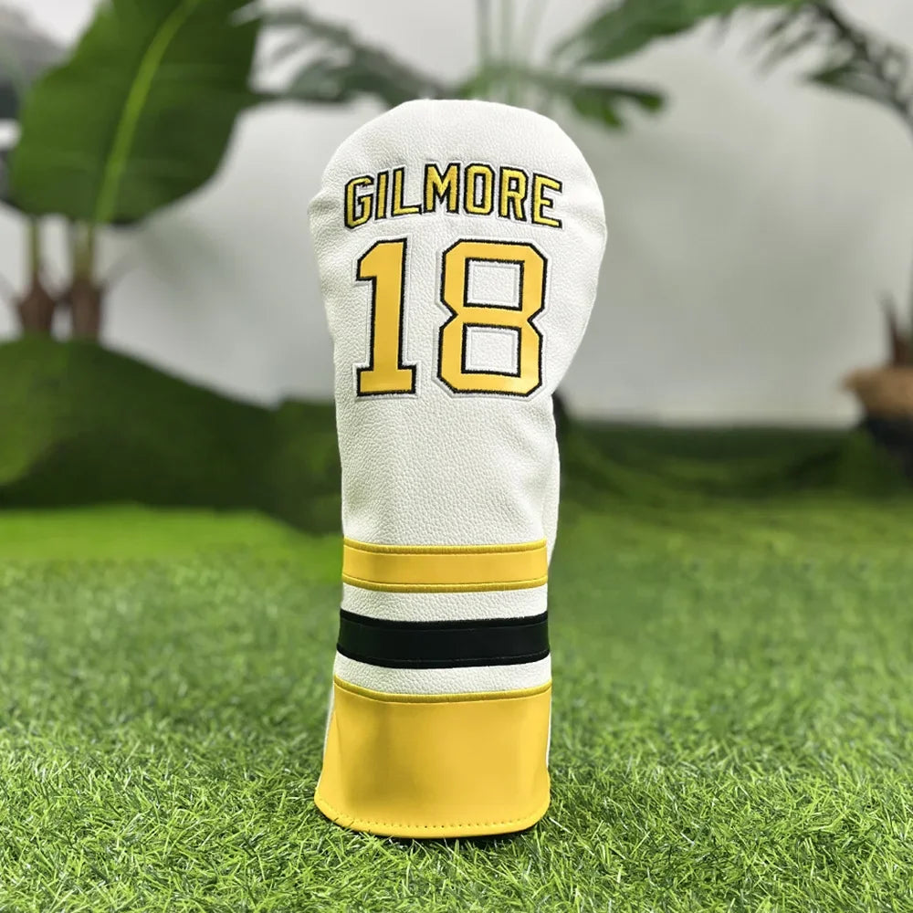 Golf Clubs Cross-Border18No. 1 Jersey Sports Patchwork Color No. 1 Driver Fairway Wood Small Chicken Leg Club Head Cover