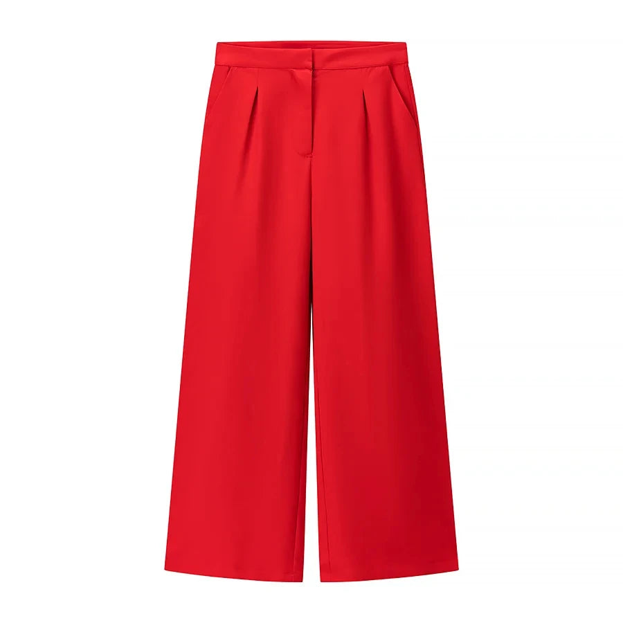 Fall New Casual Women's Set Backless Collarless Vest High Waist Long Pants Fashionable Two-Piece Suit for Adults Comfortable ...