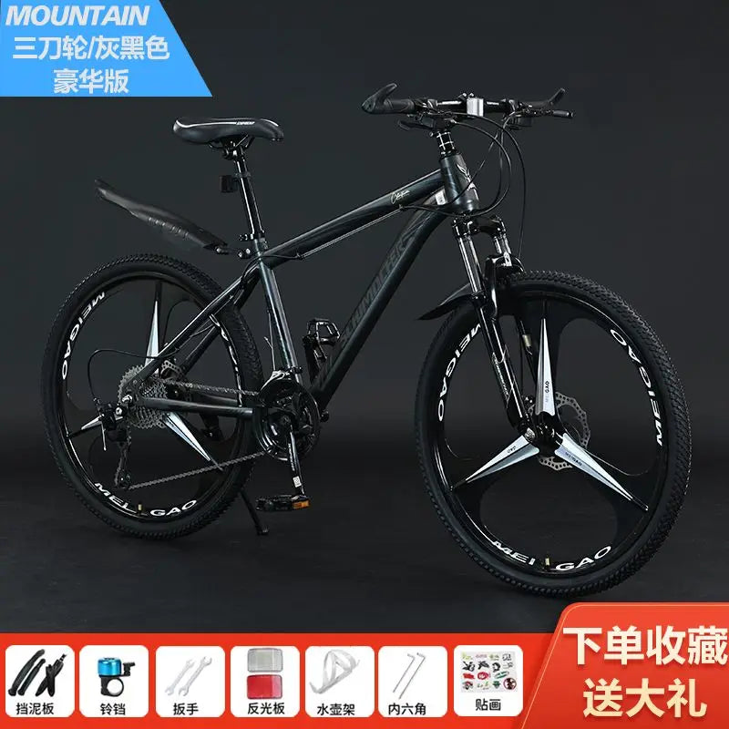 Mountain bike adult male the bestnew female student off-road shock-absorbing pretty lightweight variable speed road racing car