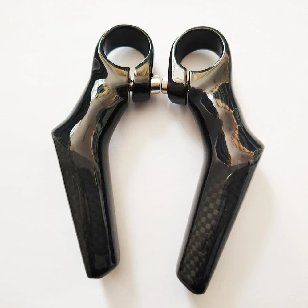 Mountain Road Bicycle Bar End, Carbon Fibre, 3K Glossy/Matt, L-type Bar End, Bicycle Accessories