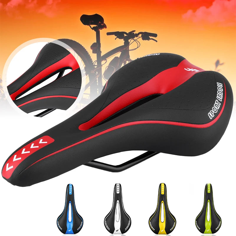 Mountain Bike Seat Saddle Soft Breathable Easy To Replace Comfortable To Rid Durable For Outdoor Sports Training Bicycle Tour