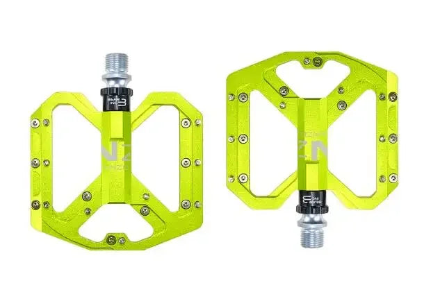 2020 New Mountain Non-Slip Bike Pedals Platform Bicycle Flat Alloy Pedals 9/16' 3 Bearings for Road MTB Fixie Bikes