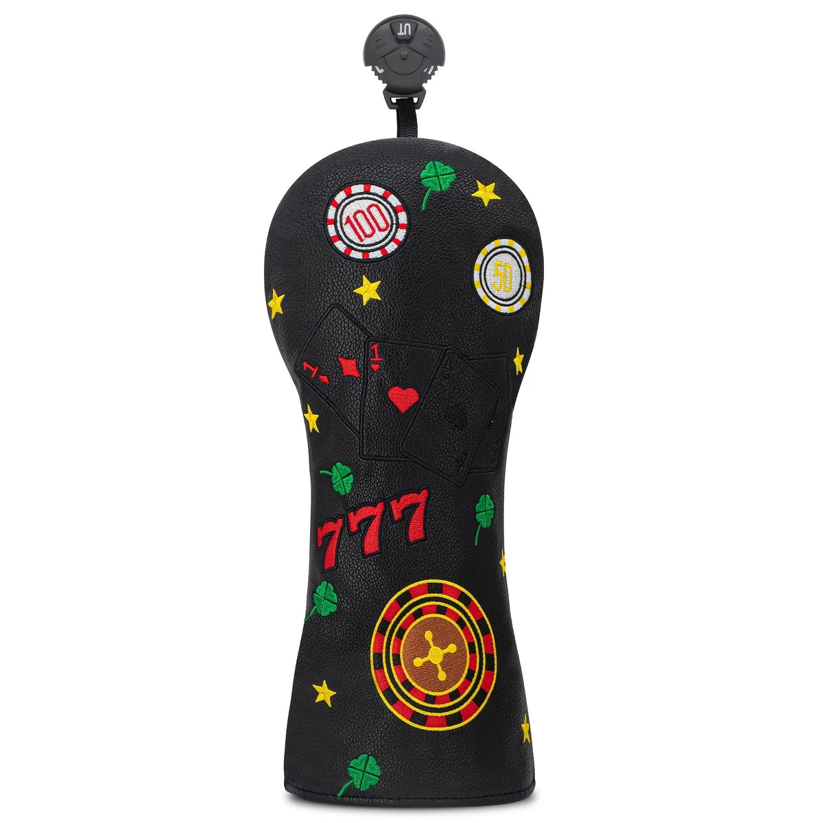 A Multi-Element Combination Theme Golf Club Cover Suitable for Driver, Fairway,And Iron Wooden Clubs with Thickened Inner Lining