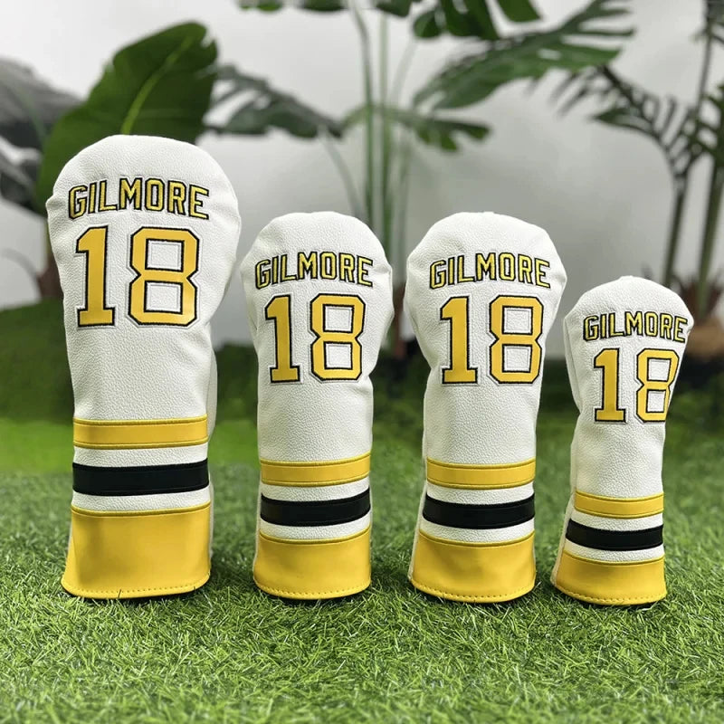 Golf Clubs Cross-Border18No. 1 Jersey Sports Patchwork Color No. 1 Driver Fairway Wood Small Chicken Leg Club Head Cover