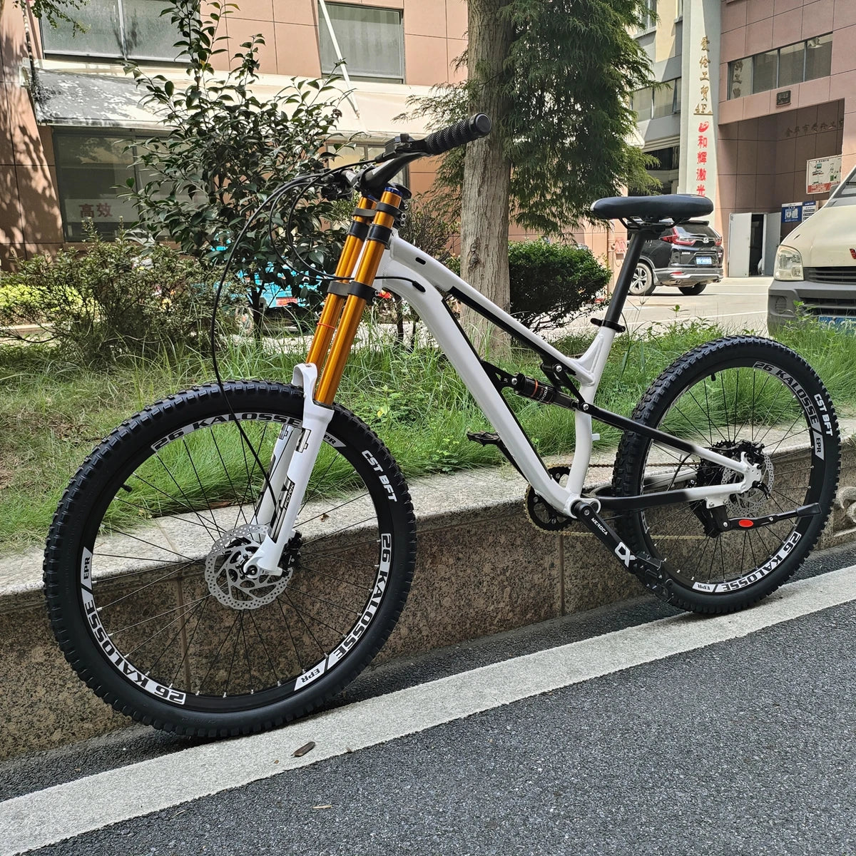 Kalosse-Aluminum Alloy Mountain Bike, Hydraulic Brakes, 11 Speed Bicycle, 27.5 Inches