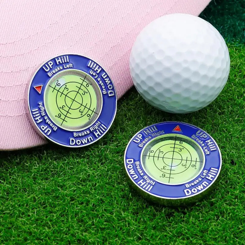 Golf Green Reader Ball Marker Level Slope Putting Alignment Aid Compact Portable Training Tool For Golf Course Practice Game