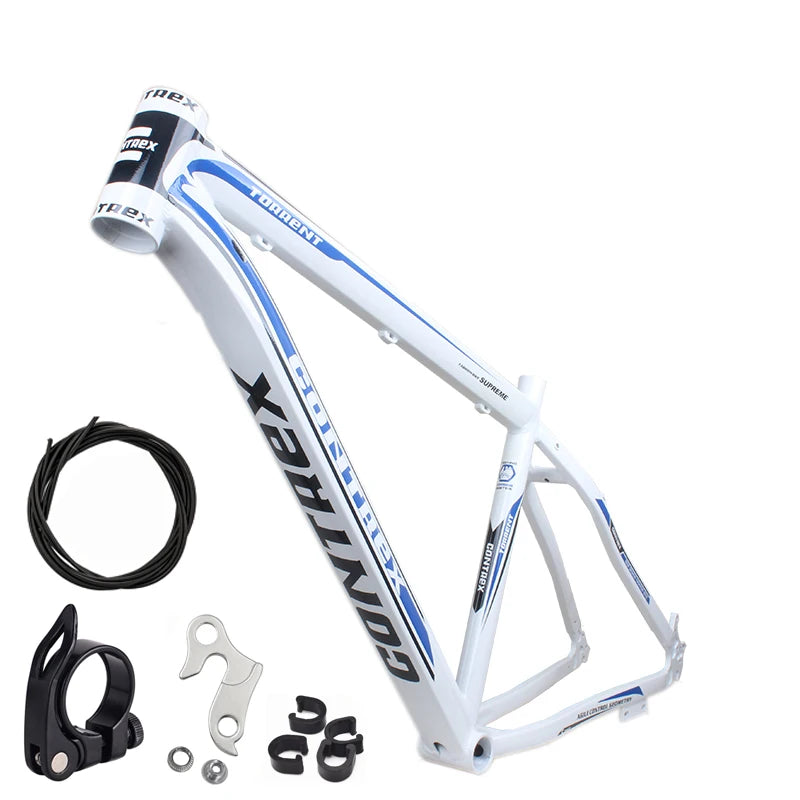 26in 29in Mountain Bike Frame Aluminum Alloy Bike Frame Disc Brake Frame with Tail Hook Bicycle Frame MTB Frame Customized