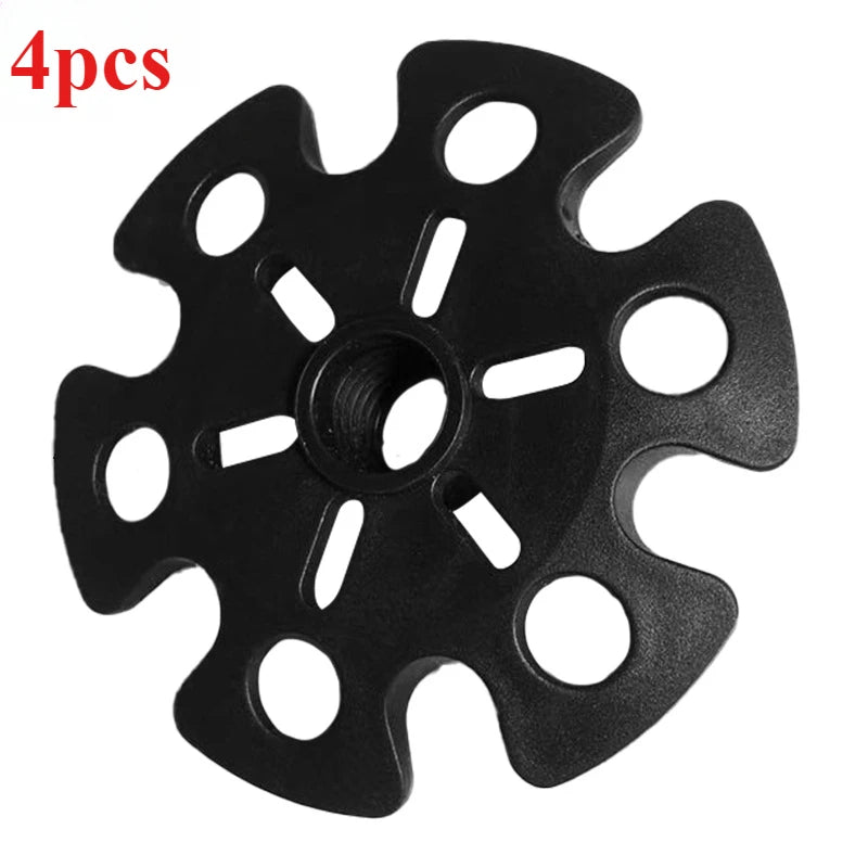 Snowflake Trekking Outdoor Camp Hike Pole Accessory Basket Mud Sand Snow Ski Replace Alpenstock Outdoor Hiking Pole Accessories