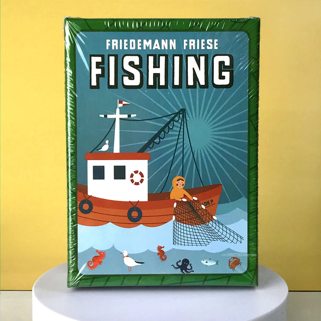 New Board Game Fishing 3-5 Players 40-60min Family/Party Funny Table Game Friends Entertainment Cards Game