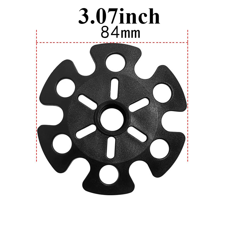 Snowflake Trekking Outdoor Camp Hike Pole Accessory Basket Mud Sand Snow Ski Replace Alpenstock Outdoor Hiking Pole Accessories