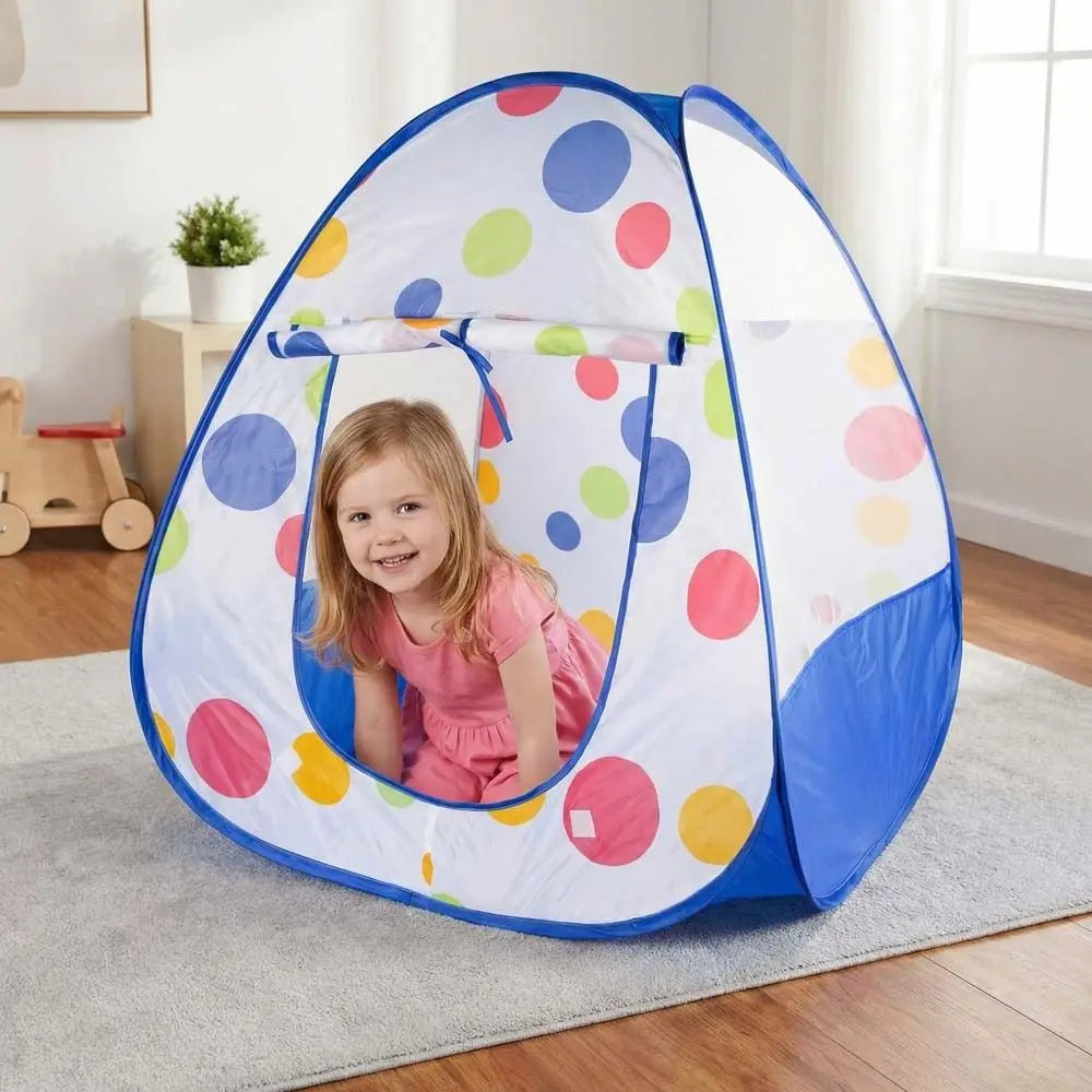 Princess Houses Children's Play House Tent Houses Washable Red Polka-dot Tent Red Creative Foldable Tents