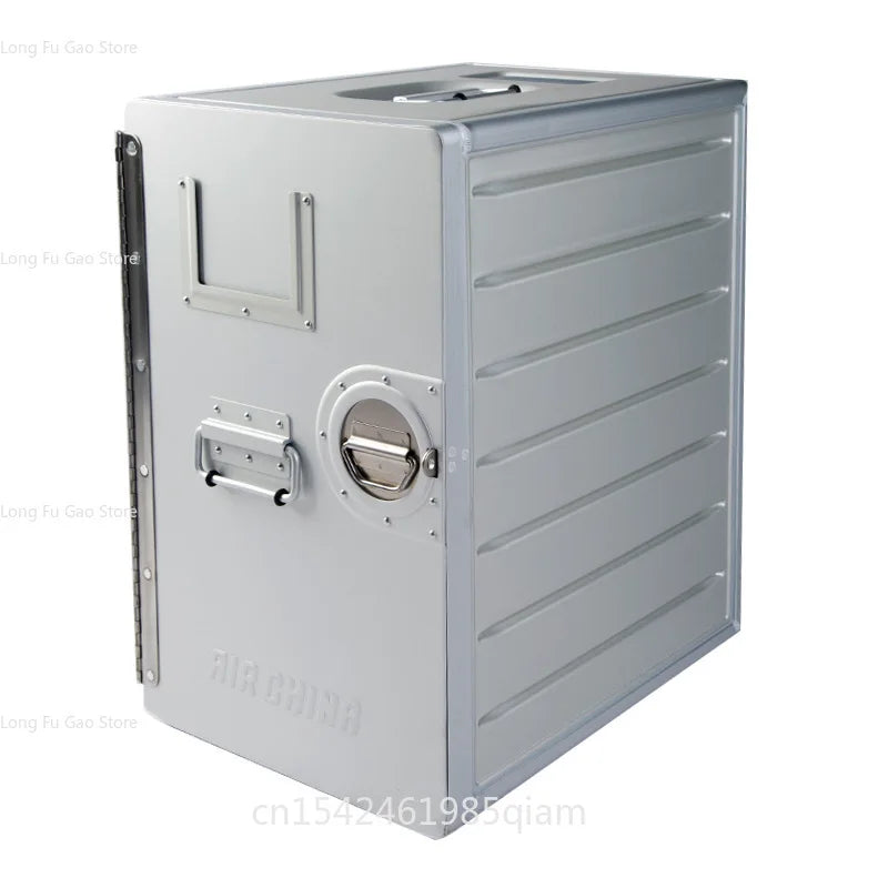 Natural Hiking Equipment  Portable Storage Box Travel Handle Aviation Aluminum Alloy Outdoor Camping Storage Box Car with Lock