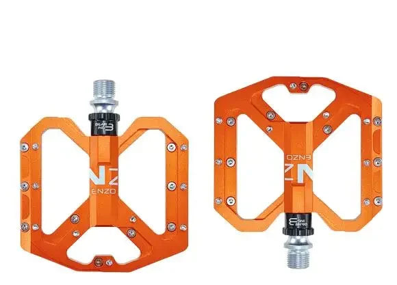 2020 New Mountain Non-Slip Bike Pedals Platform Bicycle Flat Alloy Pedals 9/16' 3 Bearings for Road MTB Fixie Bikes