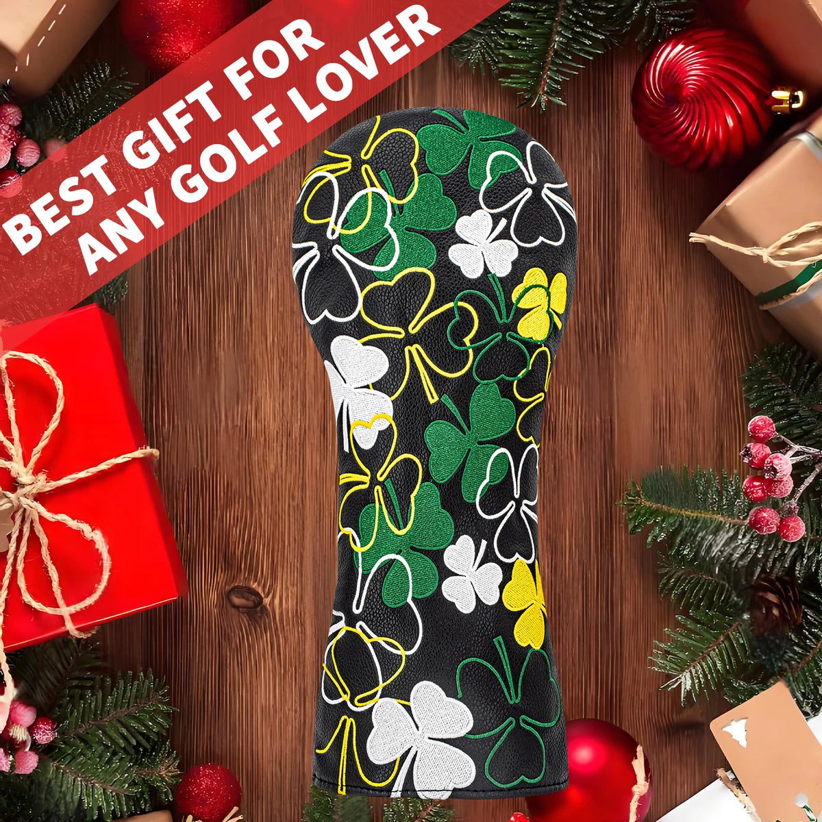 Golf Club Wood Head Covers for 1pc/3pcs Driver/ Fairway/ Hybrid, for Protection and Style, Durable Design for All Club Types