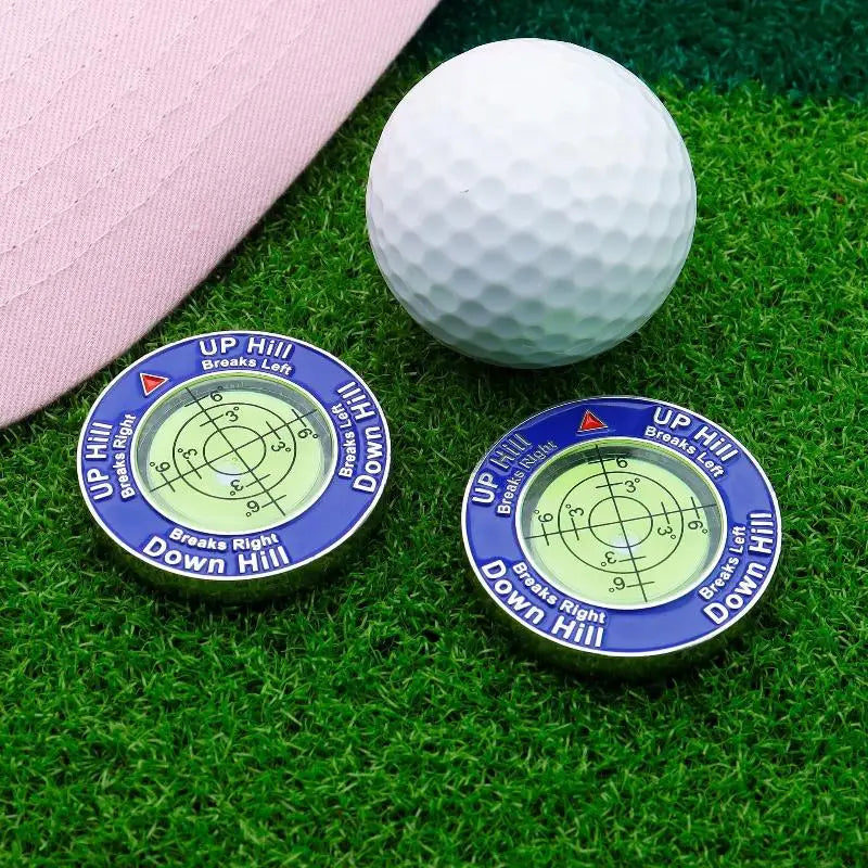 Golf Green Reader Ball Marker Level Slope Putting Alignment Aid Compact Portable Training Tool For Golf Course Practice Game