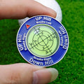 Golf Green Reader Ball Marker Level Slope Putting Alignment Aid Compact Portable Training Tool For Golf Course Practice Game