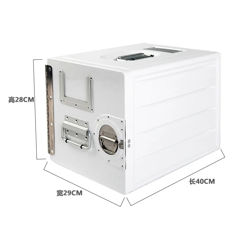 Natural Hiking Equipment  Portable Storage Box Travel Handle Aviation Aluminum Alloy Outdoor Camping Storage Box Car with Lock