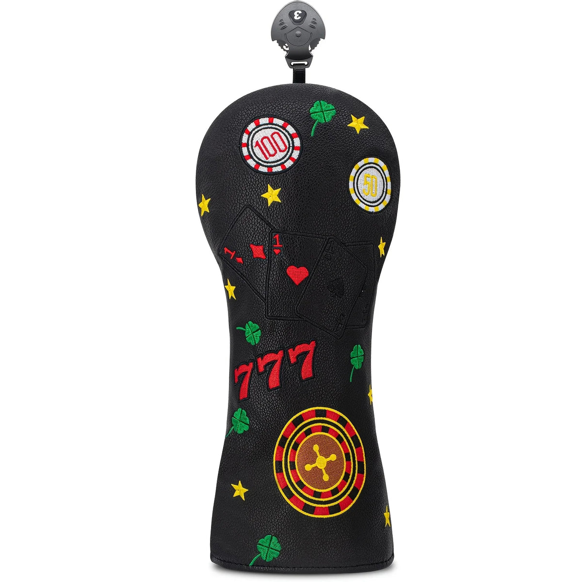 A Multi-Element Combination Theme Golf Club Cover Suitable for Driver, Fairway,And Iron Wooden Clubs with Thickened Inner Lining