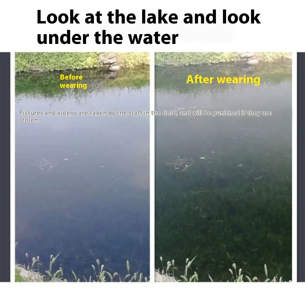 When fishing, observe floating objects, shoot fish, and view fish through high-definition underwater goggles.