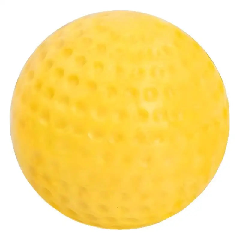 Golf Practice Balls 10 Pack Soft PU Yellow Balls for Indoor Outdoor Portable Training Gift Choice