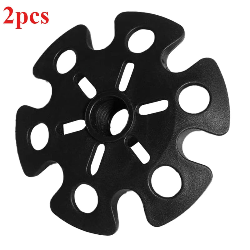 Snowflake Trekking Outdoor Camp Hike Pole Accessory Basket Mud Sand Snow Ski Replace Alpenstock Outdoor Hiking Pole Accessories