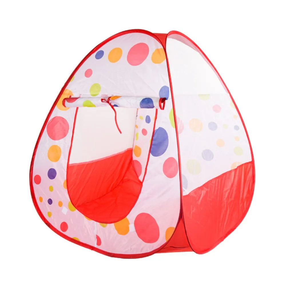 Princess Houses Children's Play House Tent Houses Washable Red Polka-dot Tent Red Creative Foldable Tents