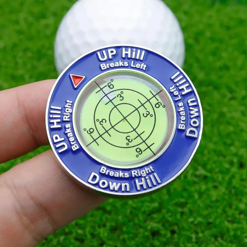 Golf Green Reader Ball Marker Level Slope Putting Alignment Aid Compact Portable Training Tool For Golf Course Practice Game
