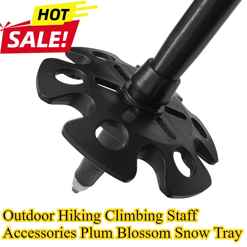 Snowflake Trekking Outdoor Camp Hike Pole Accessory Basket Mud Sand Snow Ski Replace Alpenstock Outdoor Hiking Pole Accessories