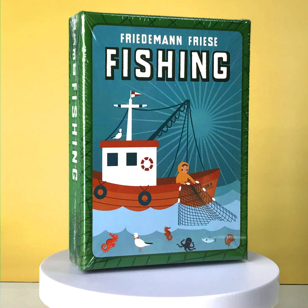 New Board Game Fishing 3-5 Players 40-60min Family/Party Funny Table Game Friends Entertainment Cards Game