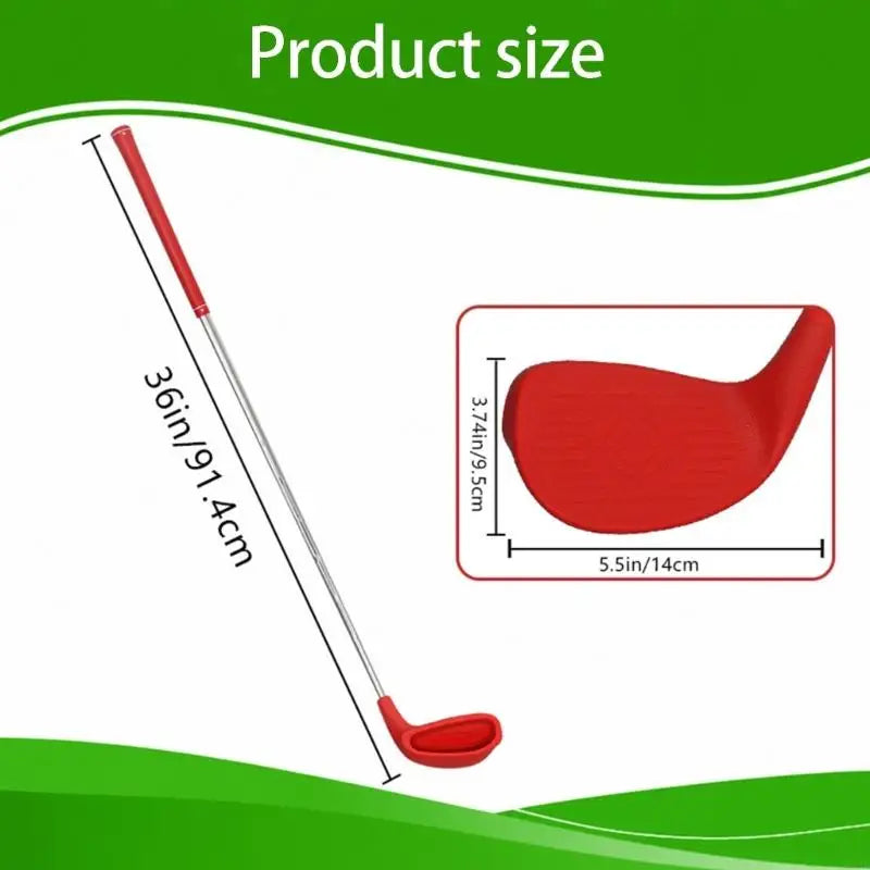 Retractable Golf Putter Training Antislip Grip Golf Shaft Left and Right Handed Putter Small Golf Clubs for Lawn Garden 69HD