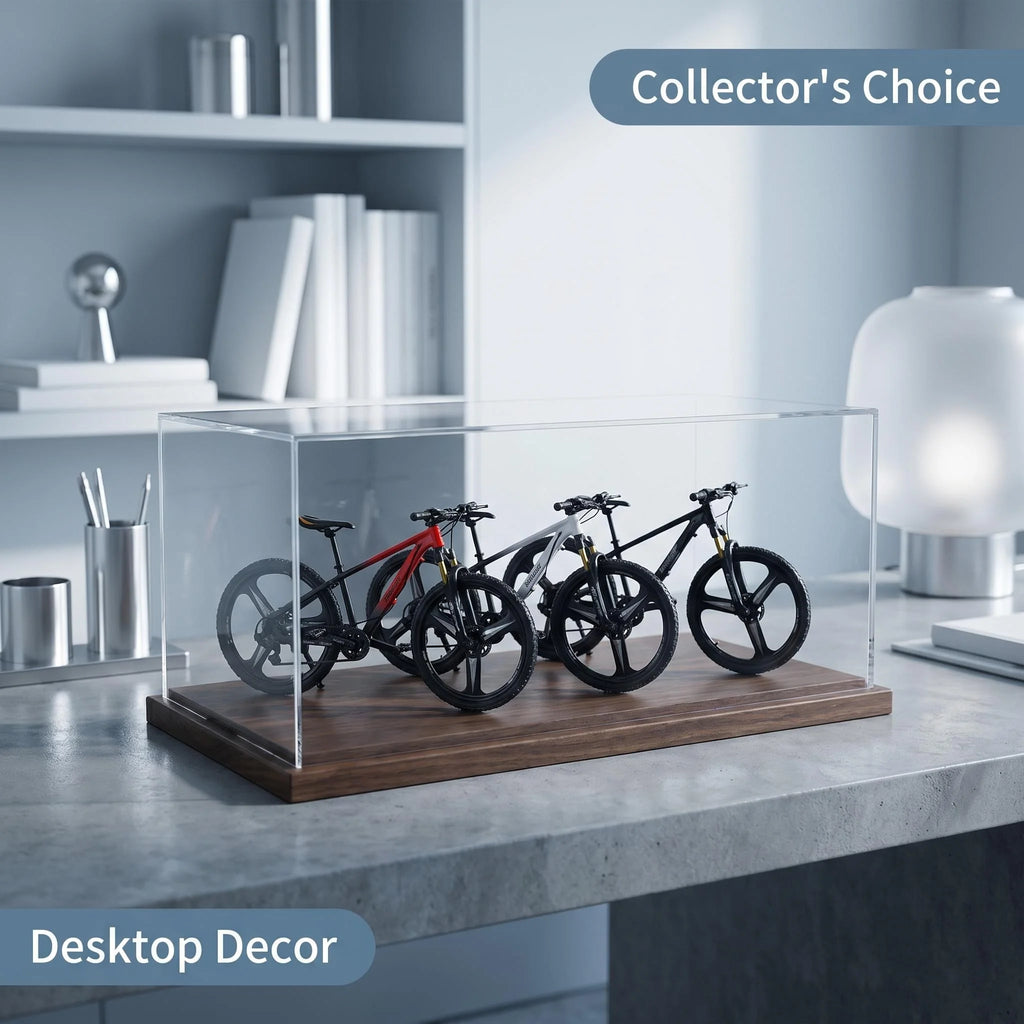 These Miniature Simulated Mountain Bike Models Perfectly Replicate the Classic Look of a Mountain Bike, Featuring Sleek Lines an