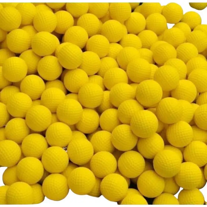 Golf Practice Balls 10 Pack Soft PU Yellow Balls for Indoor Outdoor Portable Training Gift Choice