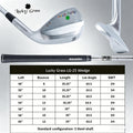 Golf Club Lucky Grass Golf Wedges, Special Steel Shaft, Available in 48, 50, 52, 54, 56, 58, 60 Degr Various Angles