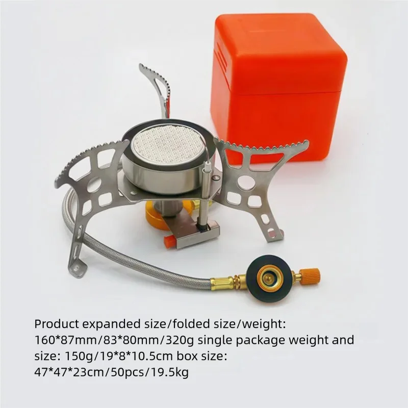 Camp Stove Portable Wind-Resistance For Outdoor Camping Cooking