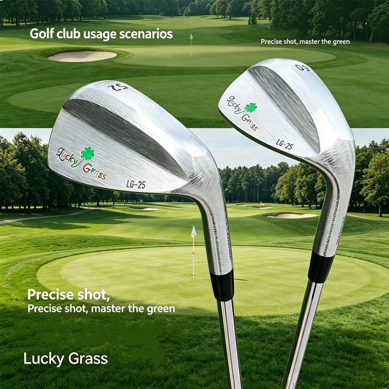 Golf Club Lucky Grass Golf Wedges, Special Steel Shaft, Available in 48, 50, 52, 54, 56, 58, 60 Degr Various Angles